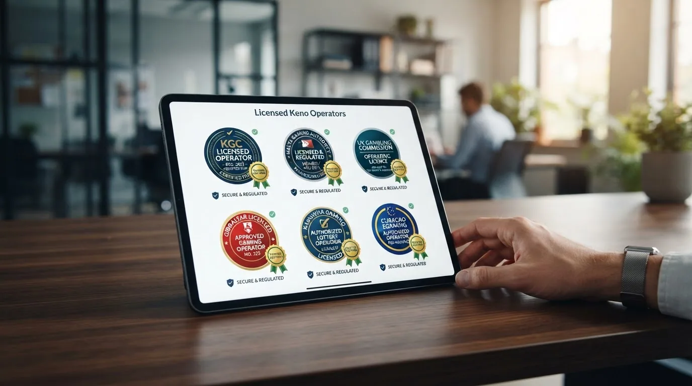 Una composición con los logotipos de los operadores revisados ordenados en formato de tabla visual, cada uno acompañado del distintivo de licencia DGOJ