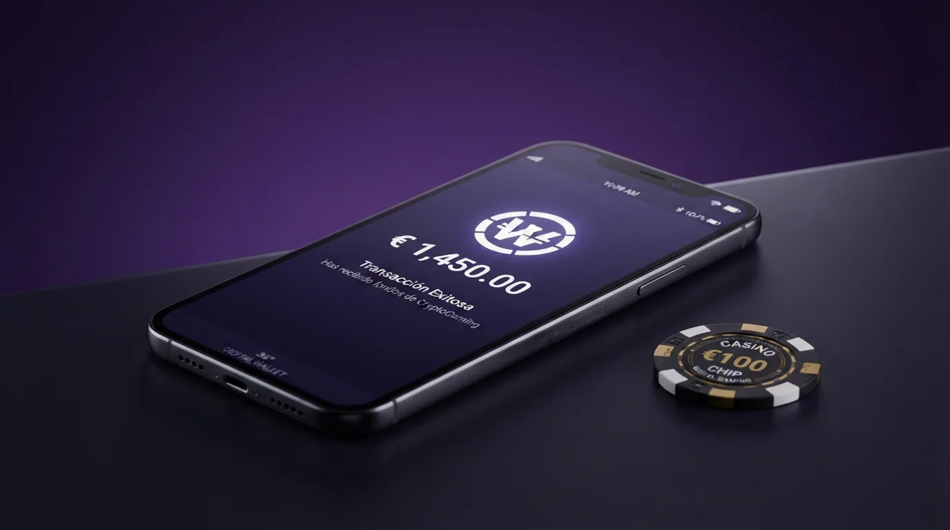 Interfaz de depósito en un casino online mostrando bitcoin y otras criptomonedas como opciones de pago junto a métodos tradicionales