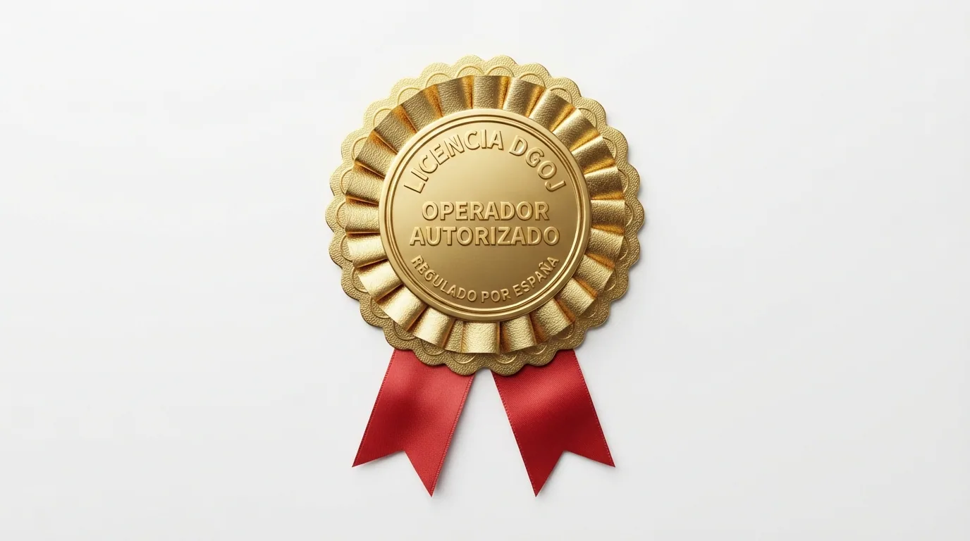 Logotipo de la Dirección General de Ordenación del Juego junto al dominio .es característico de los operadores con licencia española